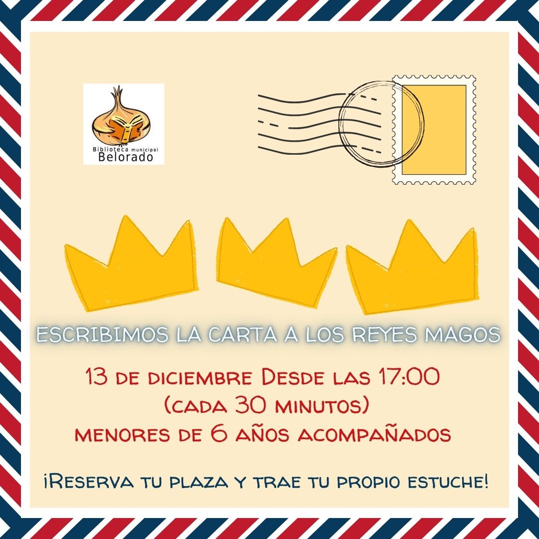 Escribe tu carta a los Reyes Magos