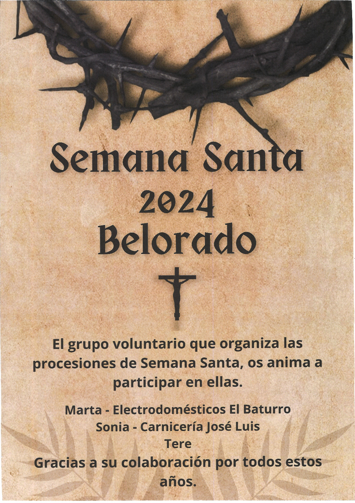 Colaboración Semana Santa 2024