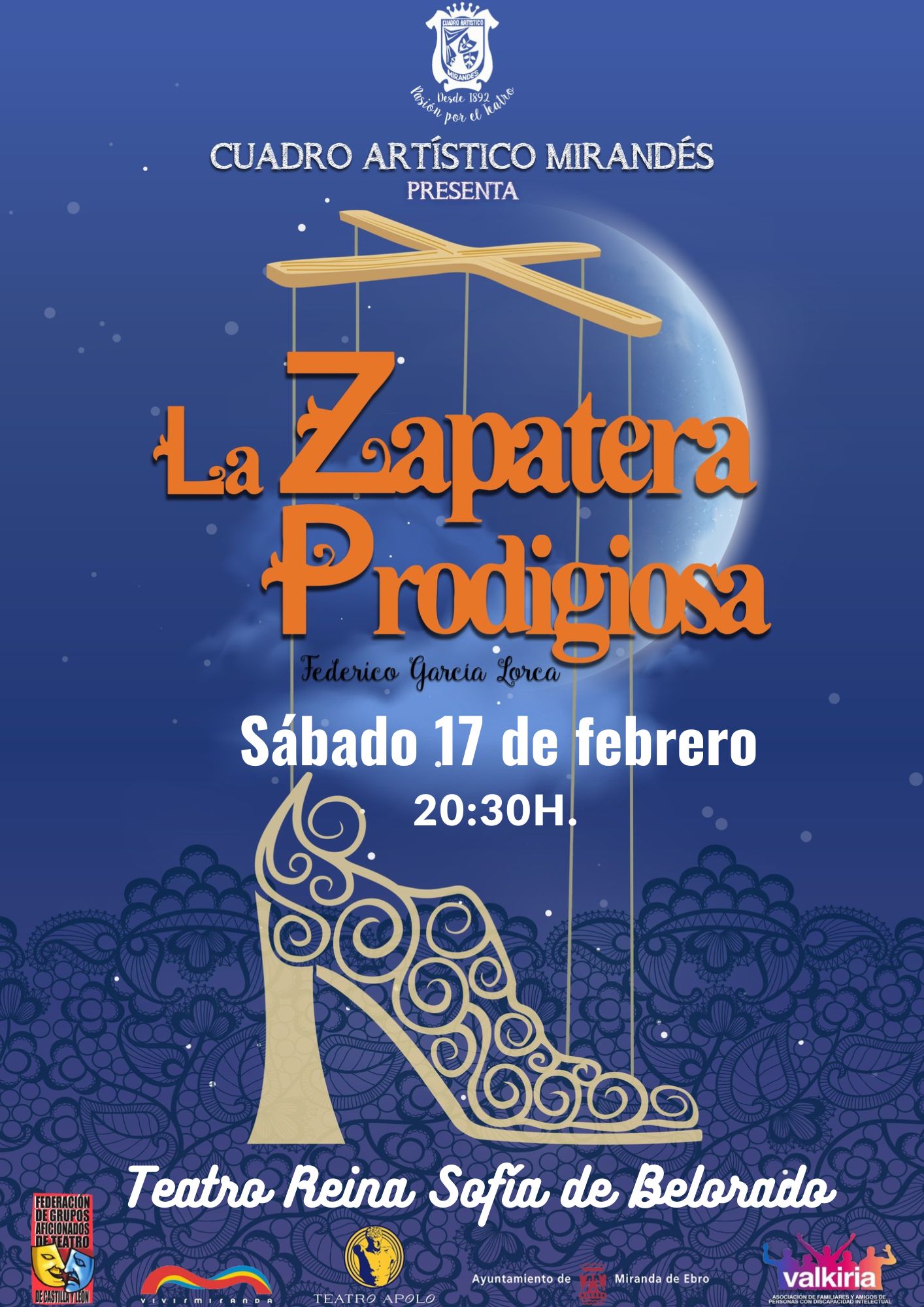 Cartel La zapatera