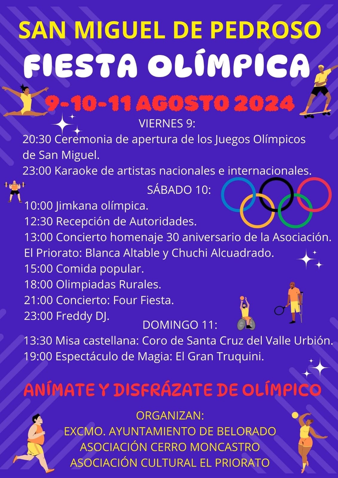 FIESTA OLIMPICA EN SAN MIGUEL DE PEDROSO